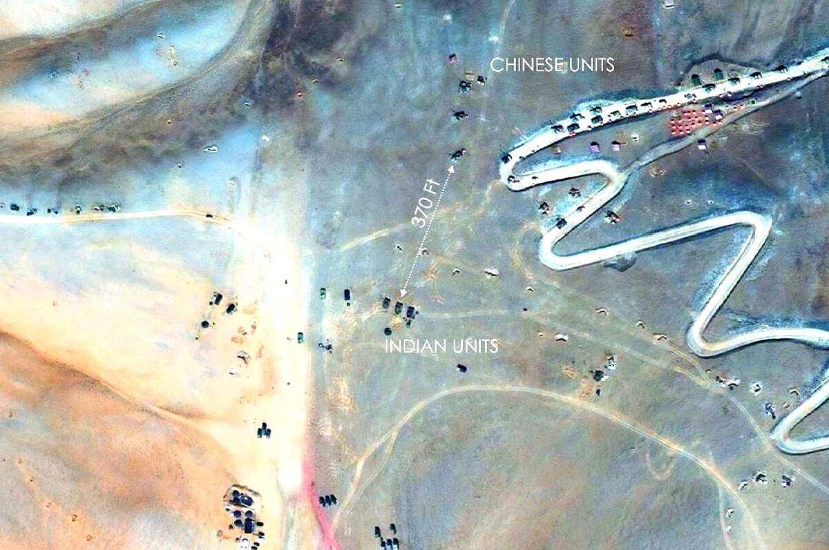  Satellite Imagery Shows Indian And Chinese Tanks Were Positioned Less Than 500 Feet Apart On Kailash Range
