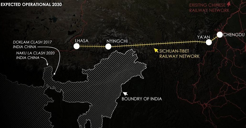 Sichuan-Tibet rail line. (@detresfa_/Twitter)