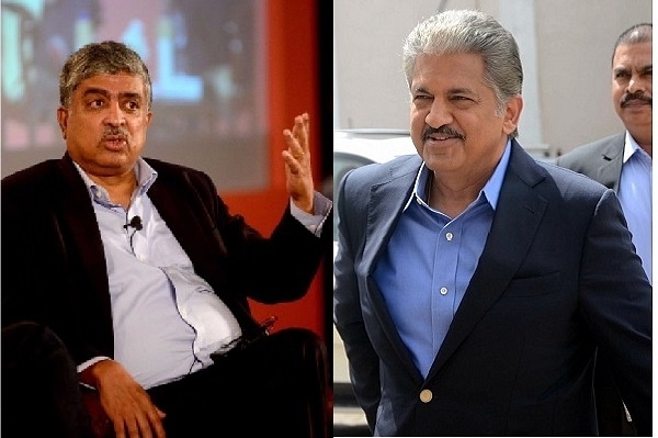 Nandan Nilekani and Anand Mahindra