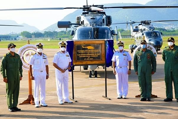 Made In India Advanced Light Helicopters MK III Inducted Into Eastern Naval Command At Visakhapatnam