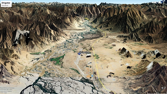 Map 9: Shigatze air base