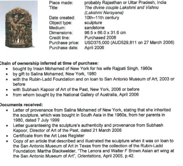 How An American Foundation Distributes Stolen Indian Art To The Likes Of Yale University