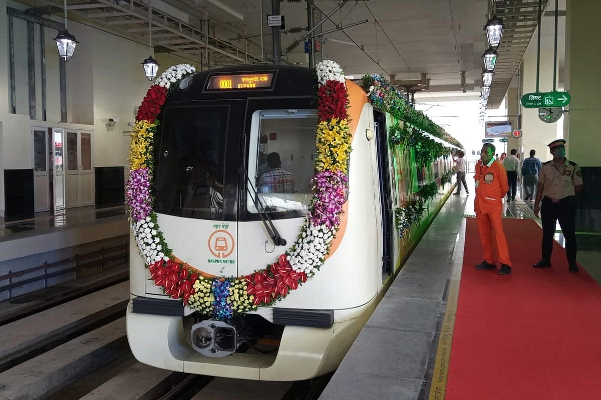 Maharashtra: Sitabardi-Kasturchand Park Route Of Nagpur Metro Inaugurated