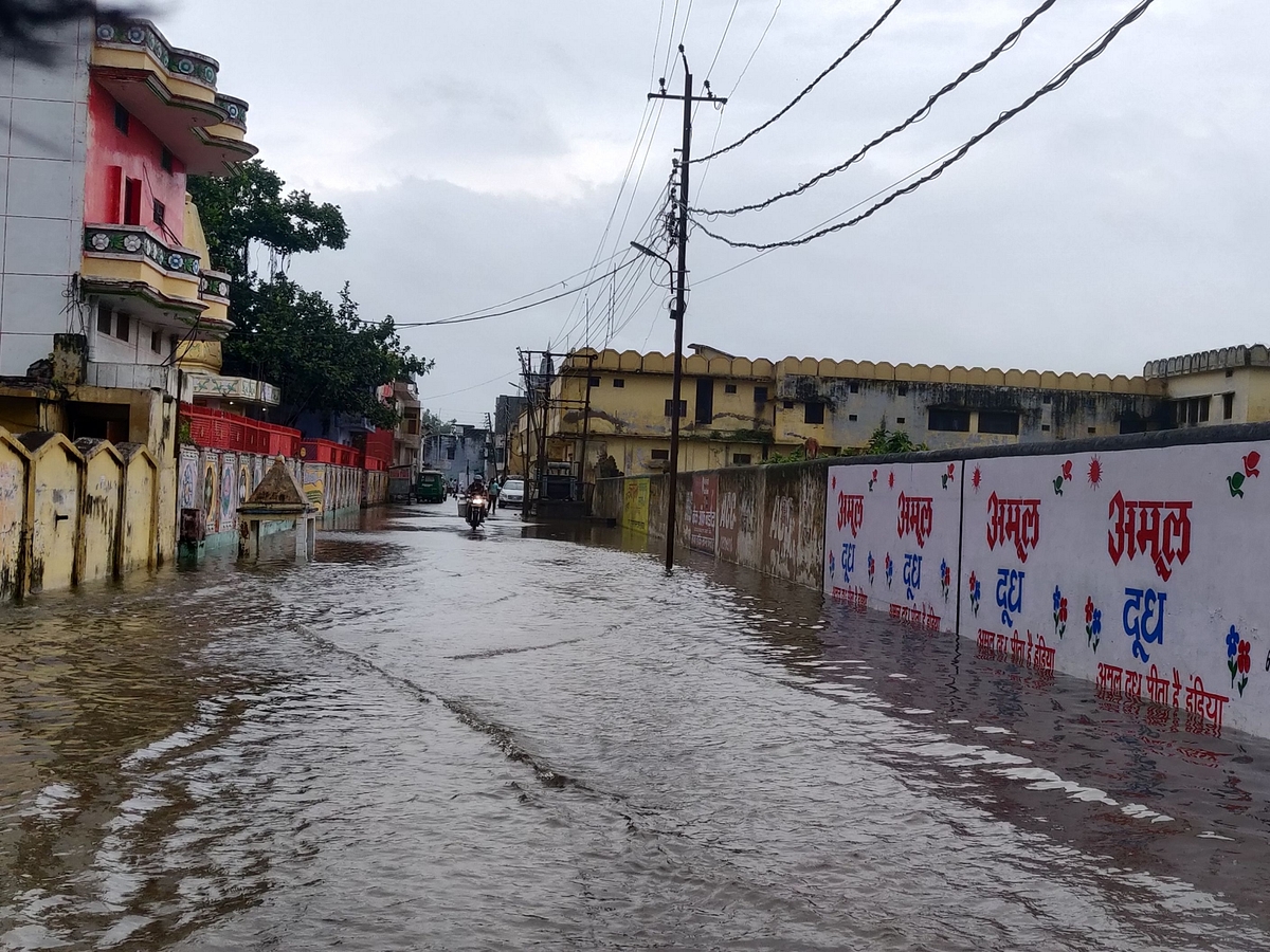 Flooded streets of Ayodhya