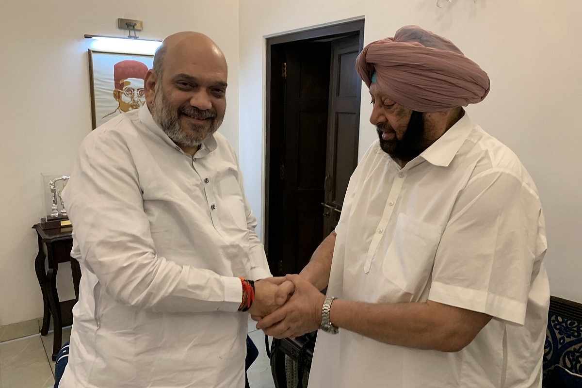 Delhi: Captain Amarinder Singh Meets Home Minister Amit Shah, Says Discussed Farmers' Agitation In Hour-Long Meeting