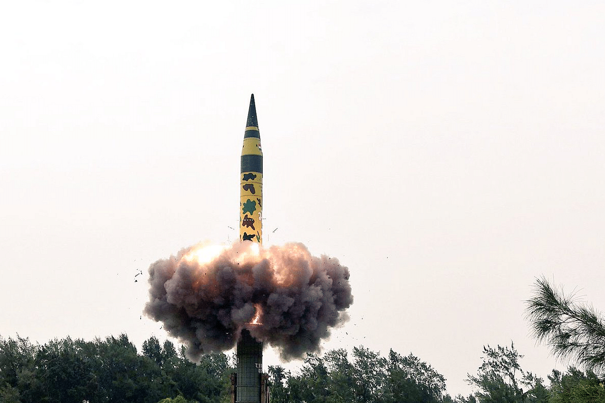 Agni-V Nuclear-Capable Ballistic Missile With 5,000 Km Range Successfully Tested