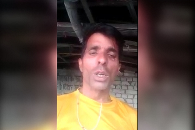 Bhupendra Shukla in a still from the video