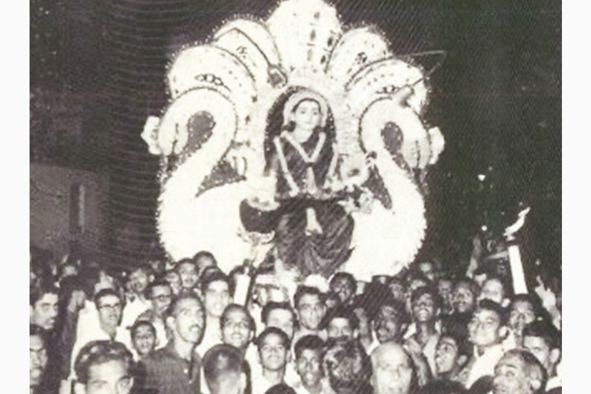 Sharada Mahotsav in the late 1960’s -1970 (PC: Dr Mohan Pai)