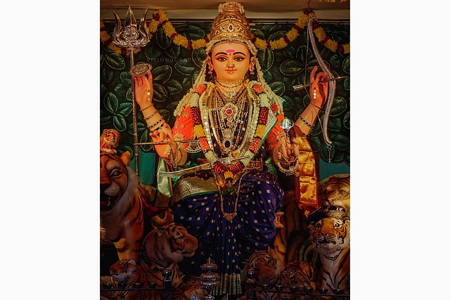 Weapon wielding Durga (Photo: Suhas)