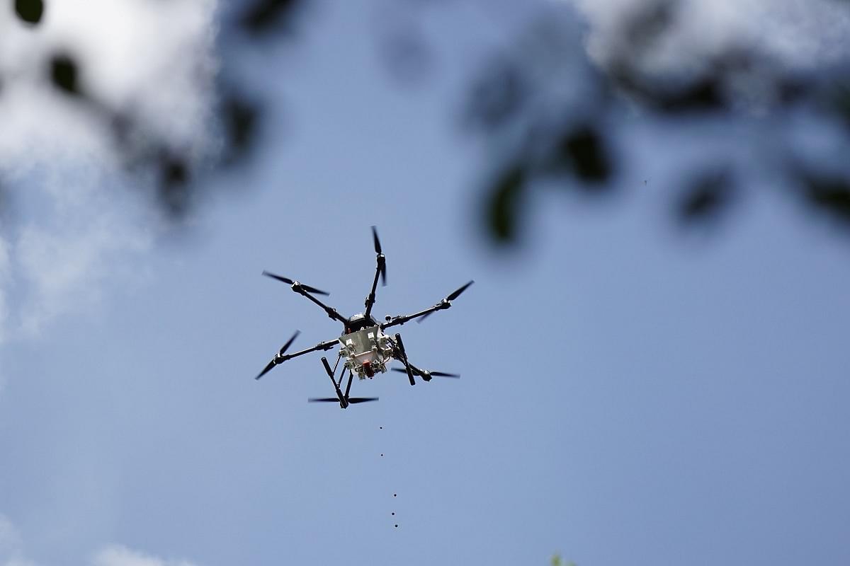 Telangana: Hyderabad Based Startup Deploys Drones To Increase Green Cover