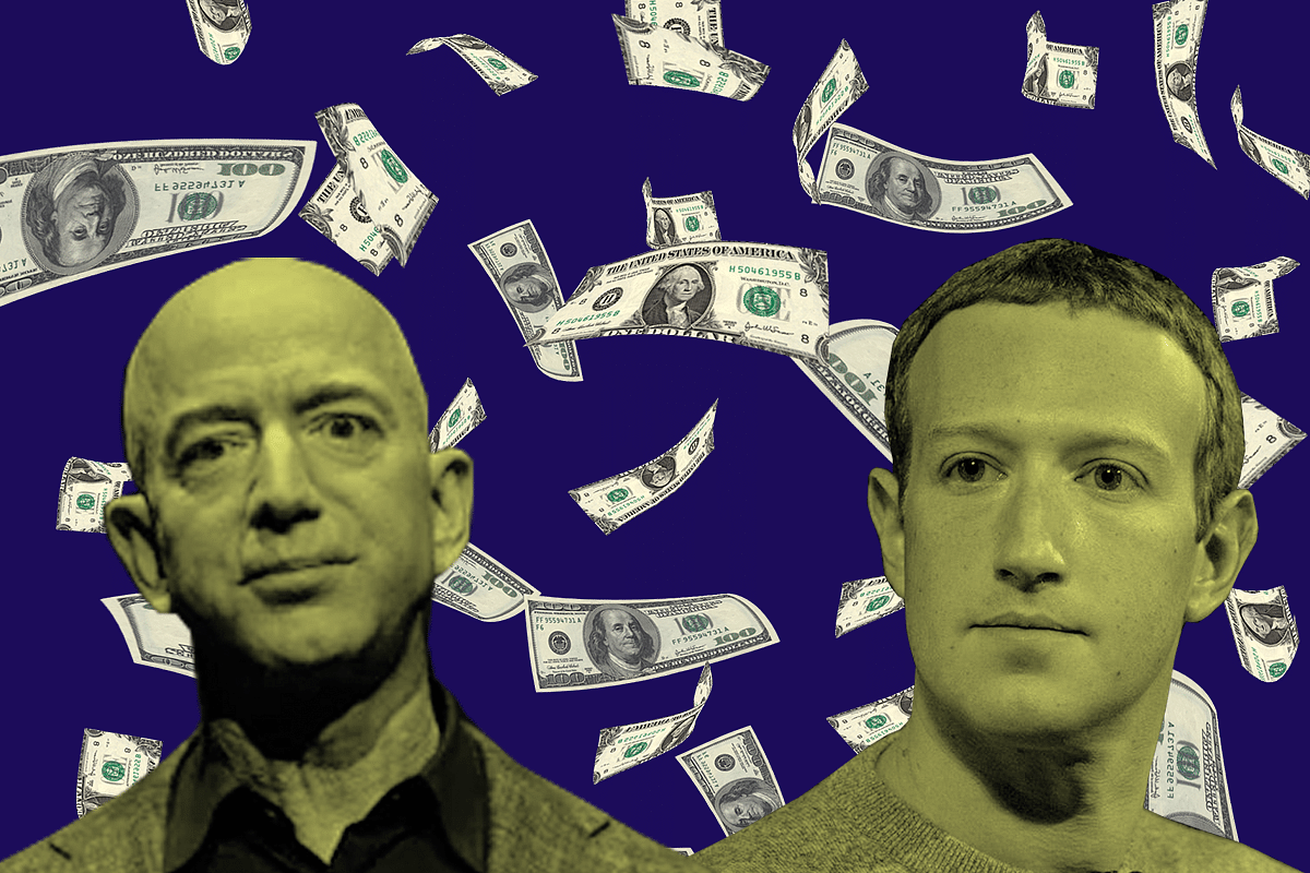 Decline In Facebook, Amazon Shares Has Erased Billions Of Mark Zuckerberg And Jeff Bezos' Wealth