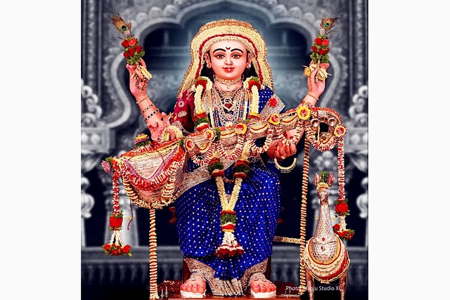 As Sharada all set for her final procession (Photo: Manju Neereshwallya)