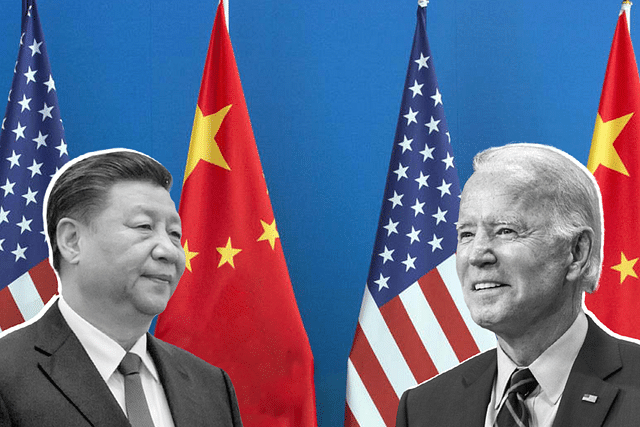 Xi Jinping and Joe Biden.