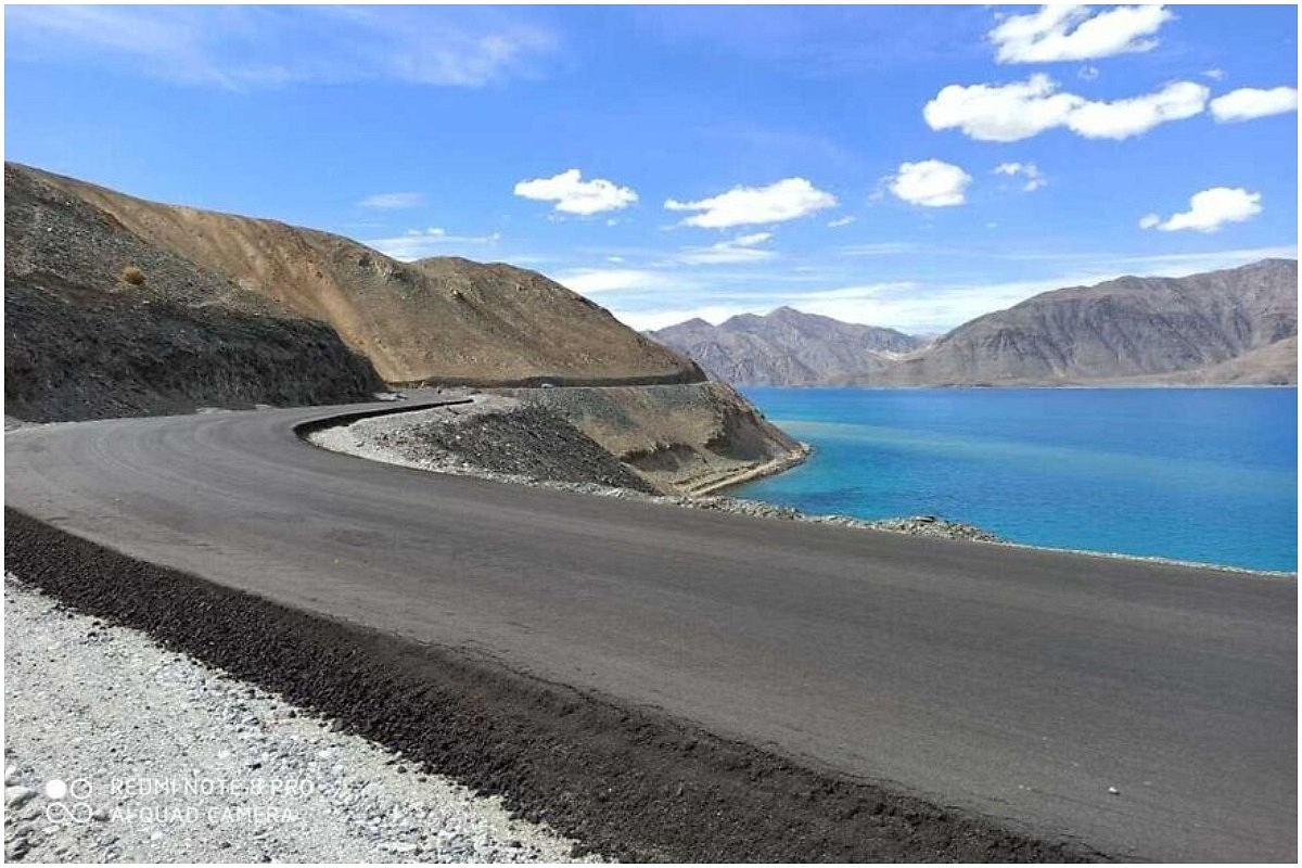 In Pictures: Road On South Bank Of Ladakh's Pangong Lake Nearing Completion