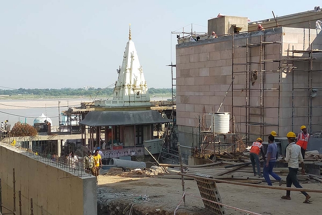 The Ganga visible from the corridor premises