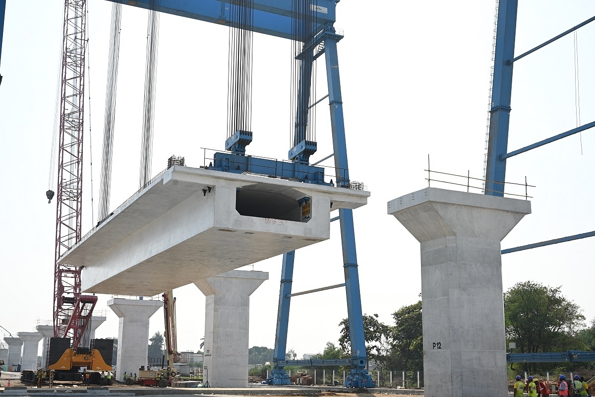 Mumbai-Ahmedabad High Speed Rail: NHSRCL Erects First Full Span Box Girder To Speed Up Project