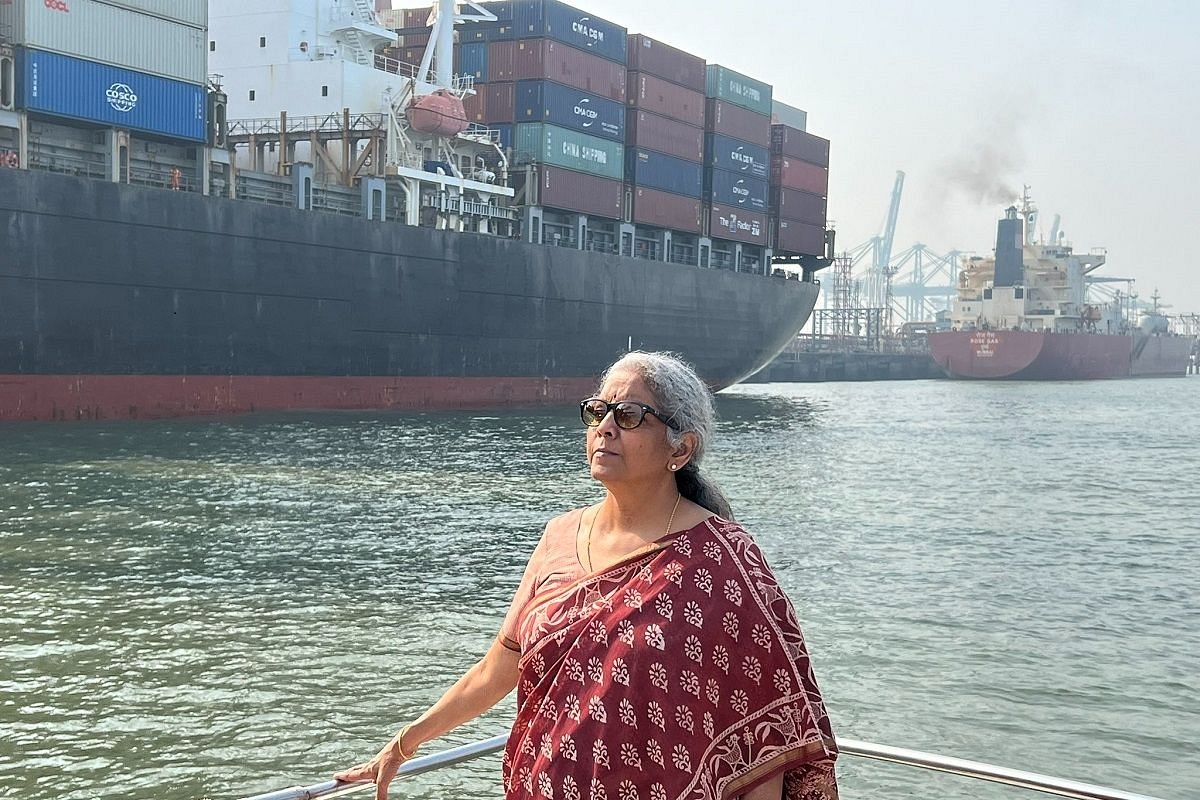 Port Led Development: Union Finance Minister Nirmala Sitharaman Visits Mumbai's JNPT