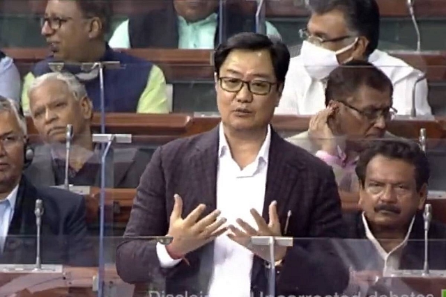 Union Law Minister Kiren Rijiju