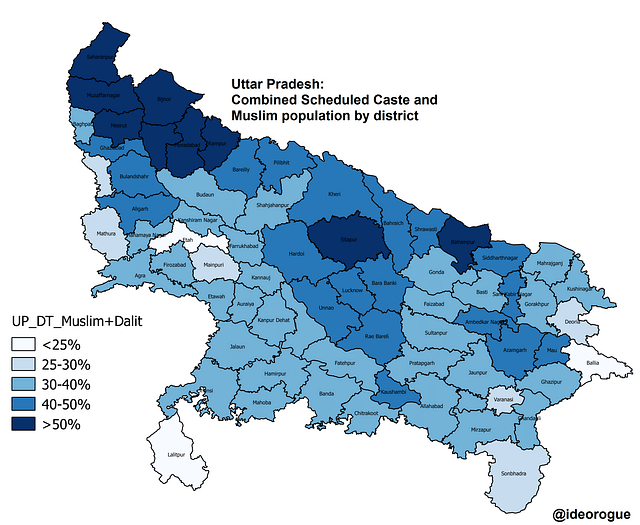 In Maps: How The Reserved Seats In UP Voted In 2017 And '19, And What It Could Mean For '22