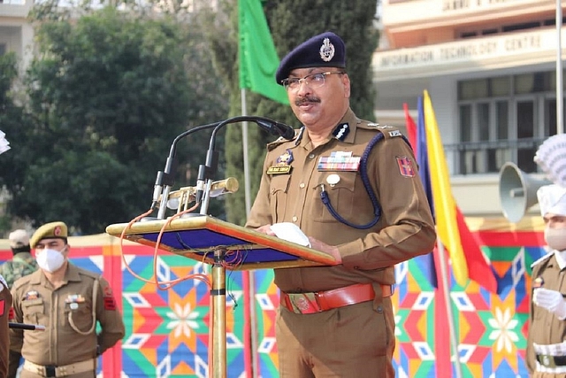 J&K DGP Dilbag Singh (Pic Via Twitter)