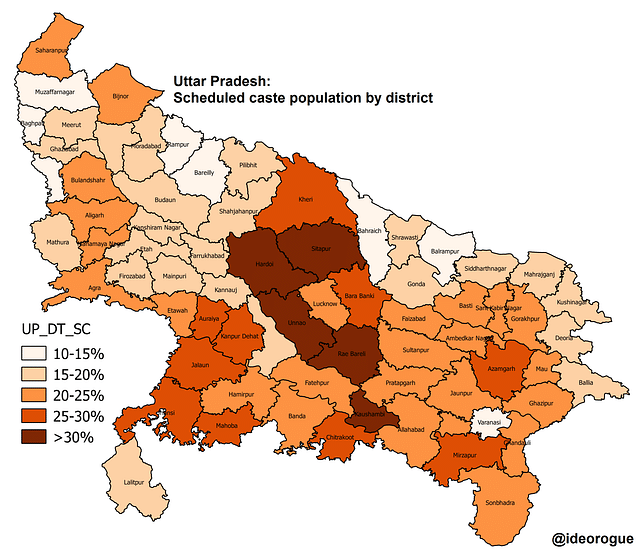 In Maps: How The Reserved Seats In UP Voted In 2017 And '19, And What It Could Mean For '22