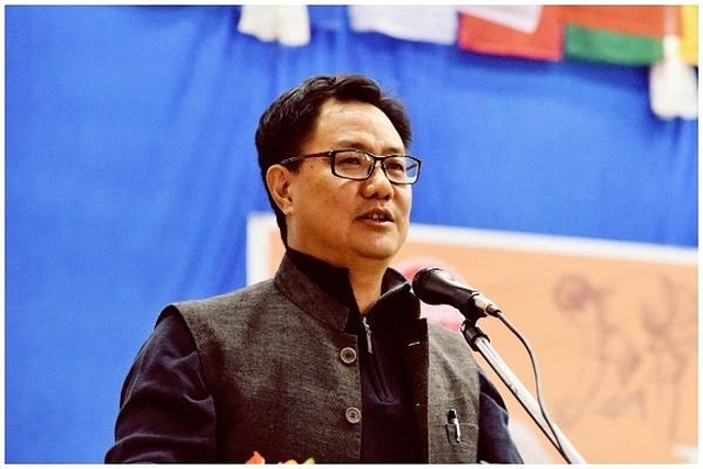 Union Law Minister Kiren Rijiju. (Twitter.com/@KirenRijiju)