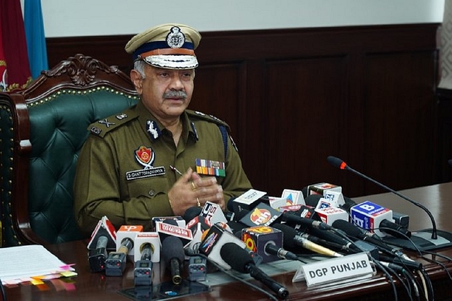 Punjab DGP Siddharth Chattopadhyaya (Pic Via Twitter)