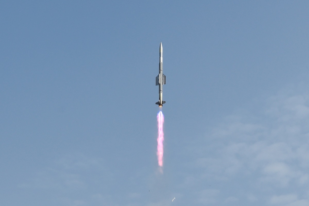 India Successfully Flight Tests Vertical Launch Short Range Surface to Air Missile