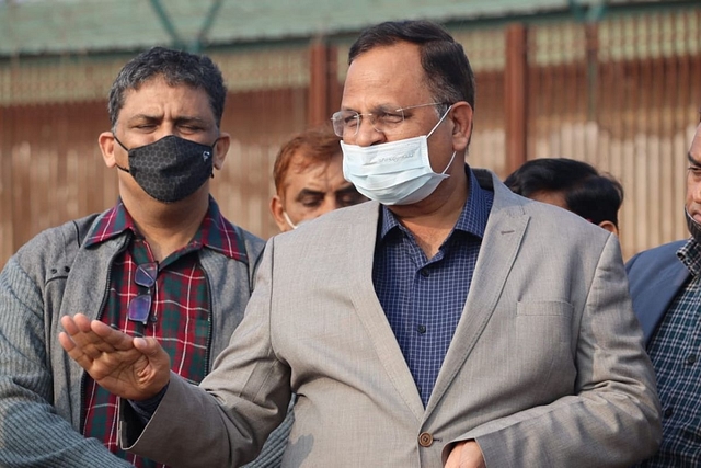 Delhi Health Minister Satyendar Jain (Pic Via Twitter)