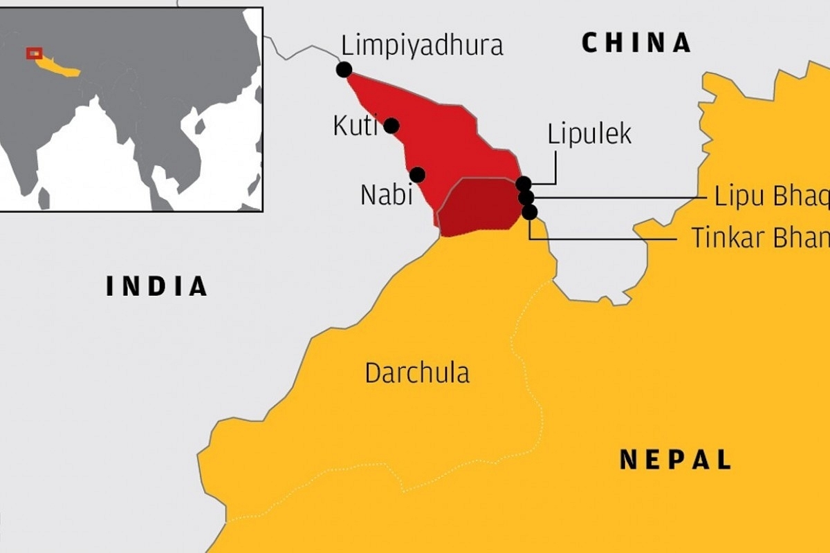 Lipulekh in a map