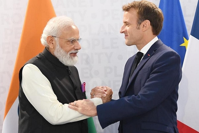 PM Modi and French President Macron 