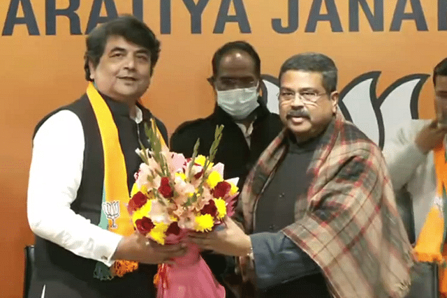 R P N Singh joined BJP in presence of Union Minister Dharmendra Pradhan