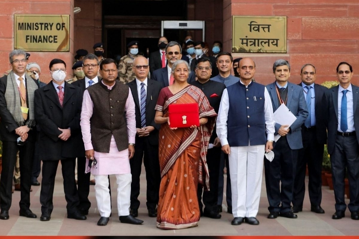 Nirmala Sitharaman Takes Tablet In Red Pouch To Parliament To Present Paperless Budget