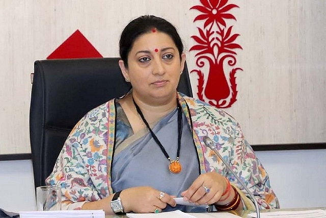 Union Women and Child Development Minister Smriti Irani