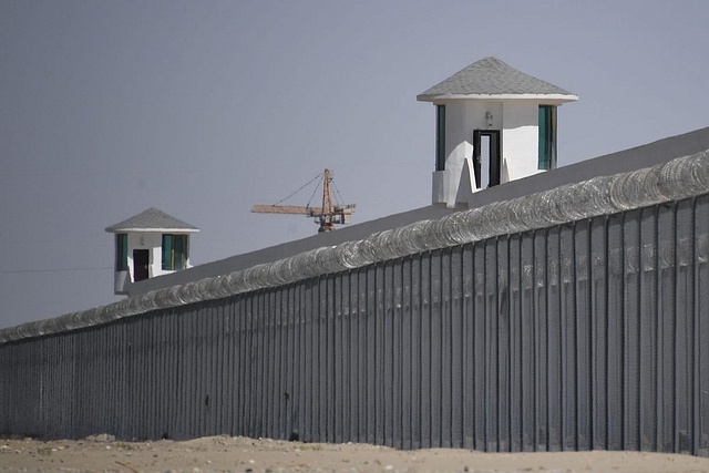 A detention camp in Xinjiang 