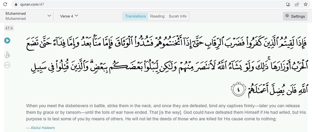 The Quran Translation Cited By Devadatt Kamat In Support Of Hijab Contains Hate Verses Against Idol-Worshippers, Polytheists, Non-Muslims
