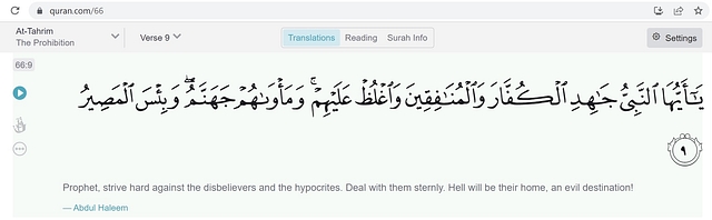 The Quran Translation Cited By Devadatt Kamat In Support Of Hijab Contains Hate Verses Against Idol-Worshippers, Polytheists, Non-Muslims