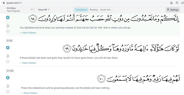 The Quran Translation Cited By Devadatt Kamat In Support Of Hijab Contains Hate Verses Against Idol-Worshippers, Polytheists, Non-Muslims