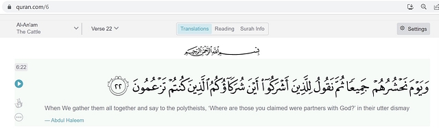 The Quran Translation Cited By Devadatt Kamat In Support Of Hijab Contains Hate Verses Against Idol-Worshippers, Polytheists, Non-Muslims