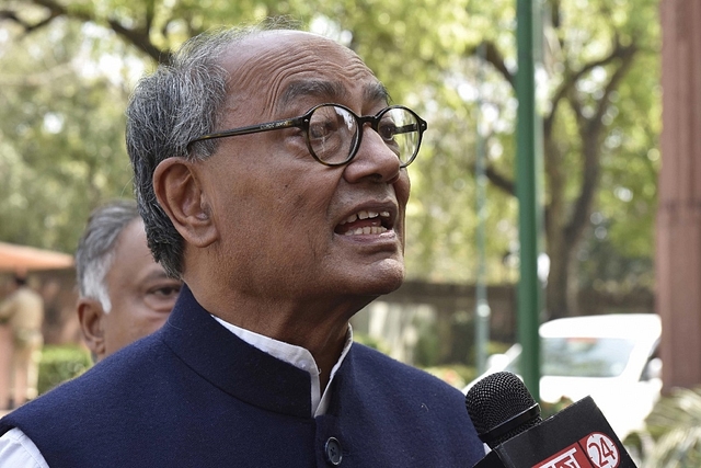 Congress leader Digvijaya Singh (Photo by Mohd Zakir/Hindustan Times via Getty Images)