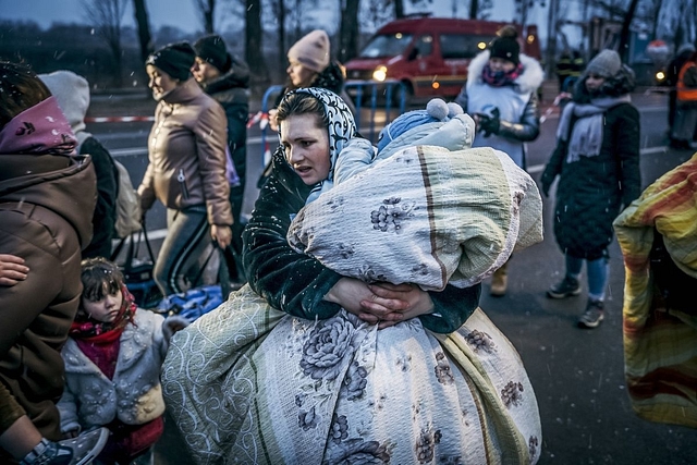 Ukrainian refugees 