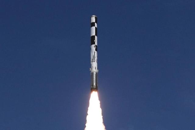Inside: A Rare Photo Of BrahMos Missile In Action Just Before It Hits Target