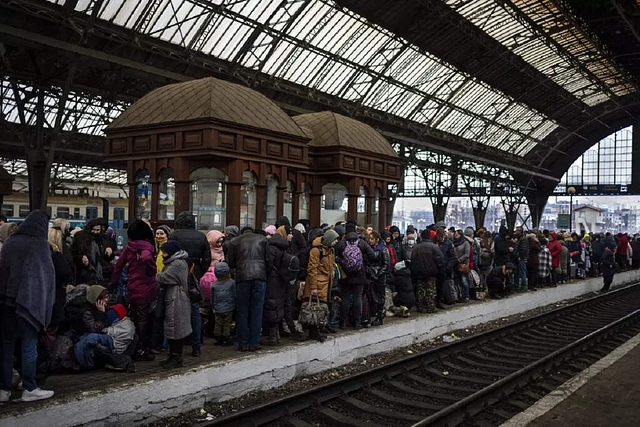 Railway station in Kyiv