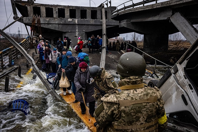 War torn nation of Ukraine 