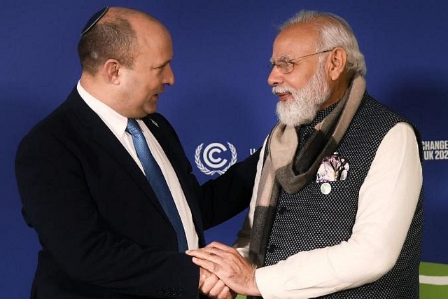 Israeli PM Naftali Bennett and PM Modi 