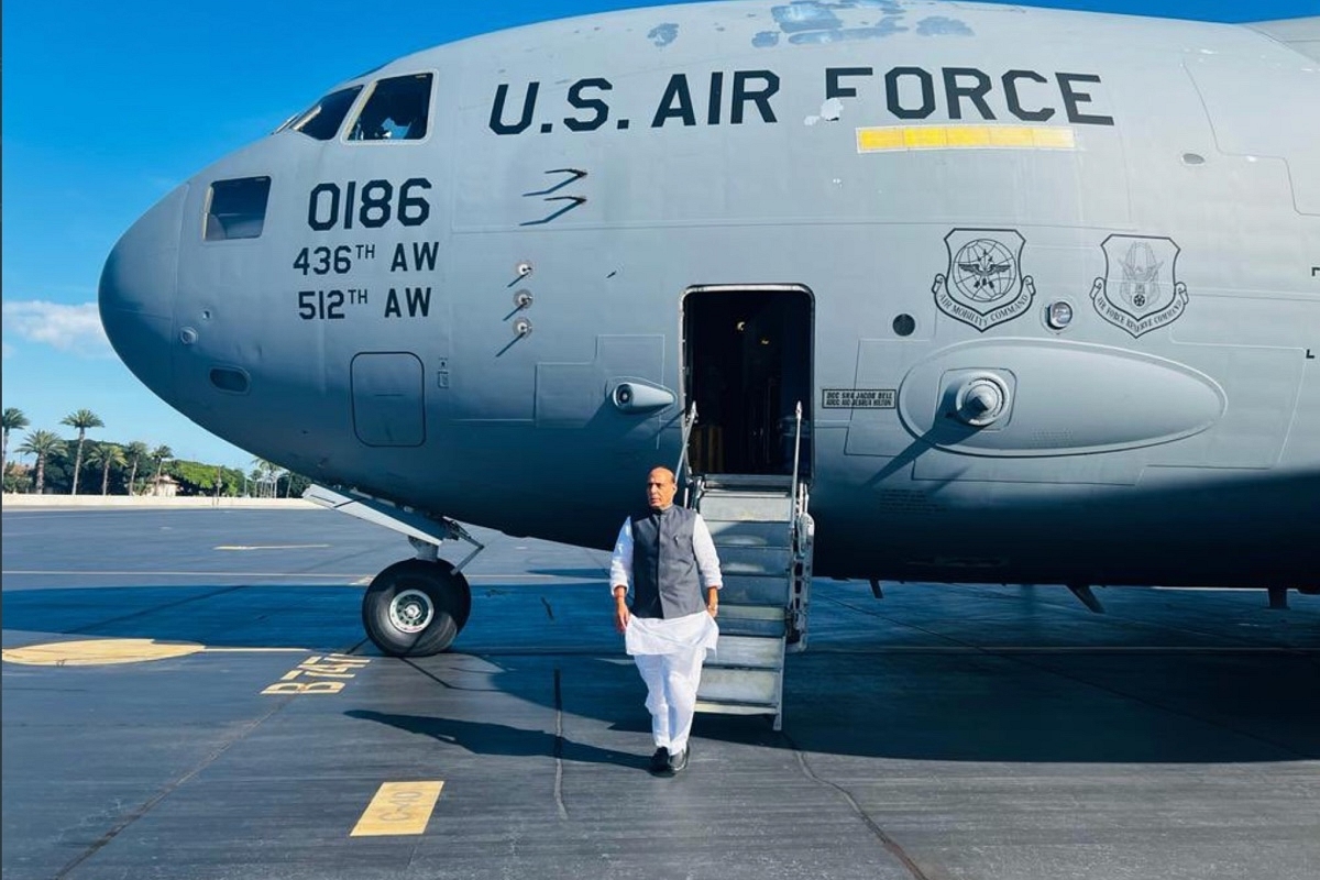 Defence Minister Rajnath Singh To Visit US Indo-Pacific Command Headquarters In Hawaii Today