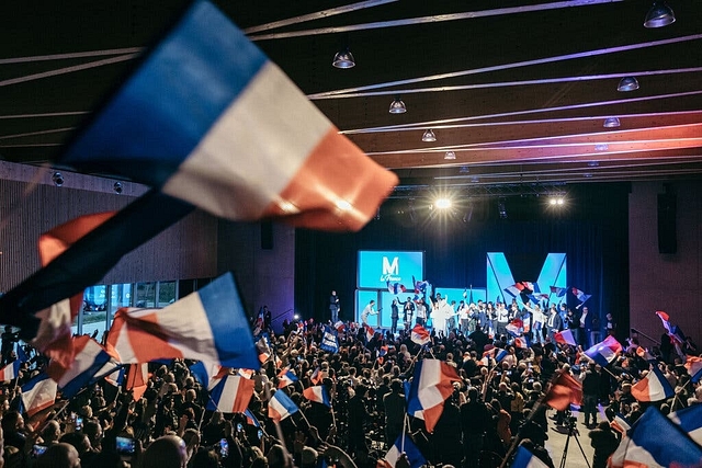 Marine Le Pen's rally