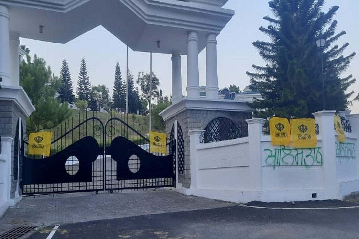 Himachal: Khalistani Flags, Slogans On State Assembly Gate, Boundary Wall; Cops Say 'Could Be An Act Of Tourists From Punjab'