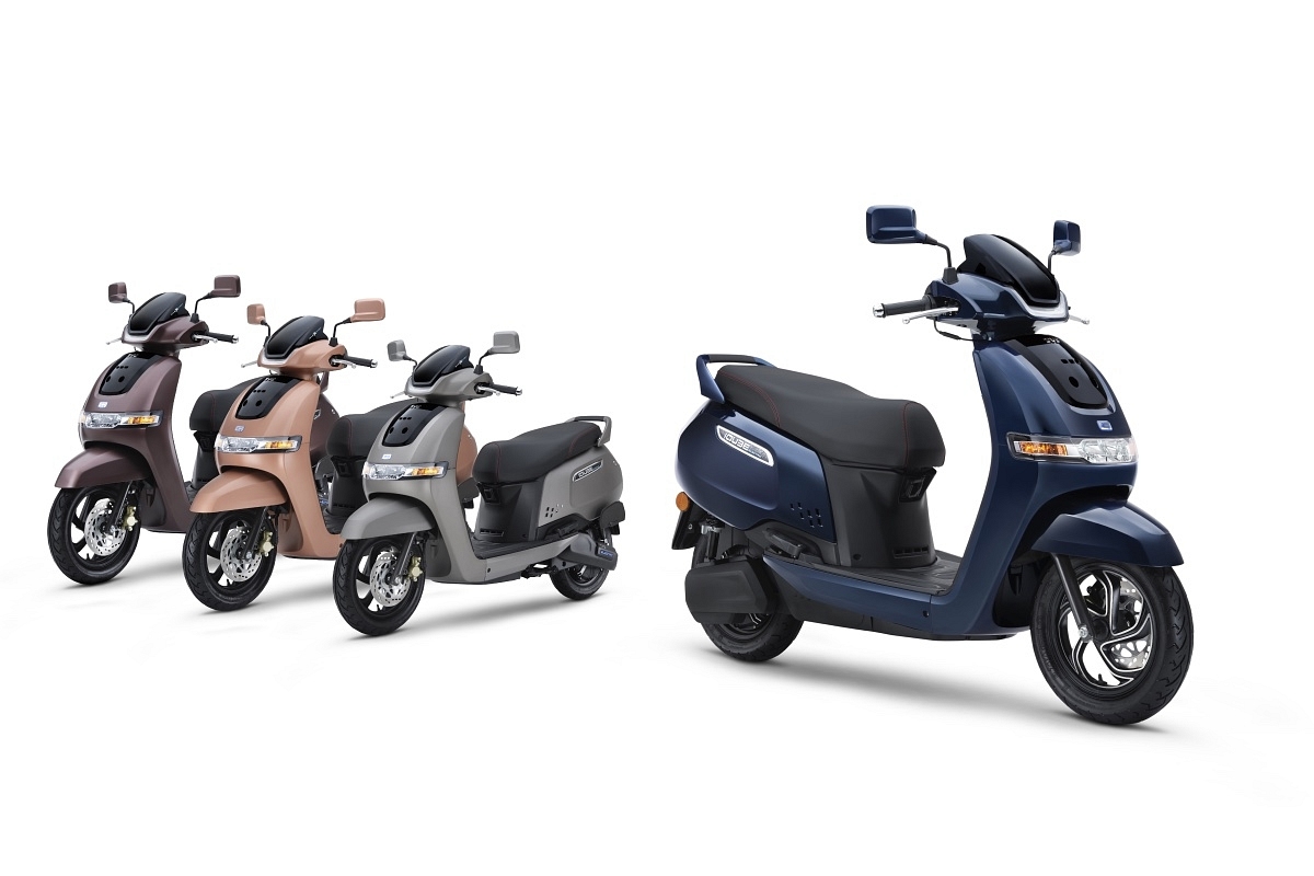 TVS Launches Three Variants Of iQube Electric Scooter, Top Variant To Offer On-Road Range Of 140 Km Per Charge
