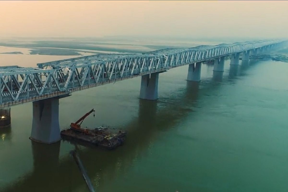 Bihar: In India's First, Mahatma Gandhi Bridge At Patna Completes Superstructure Replacement